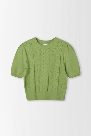 하트 펀칭 퍼프소매 니트_PC6SP651_GREEN-a