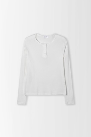 라운드넥 골지 기본 티셔츠_PC6SE202_IVORY-a