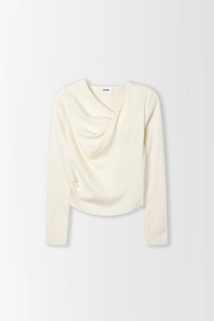 셔링 장식 니트_PC6SP657_IVORY-a