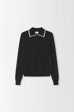 카라배색 모던 니트_PD6SP683_BLACK-a