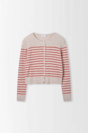 배색 ST 골지 라운드 가디건_PC6SD617_BEIGE-a