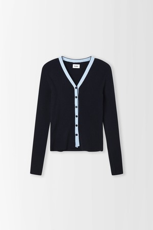 배색골지 슬림 가디건_PC6SD609_NAVY-a