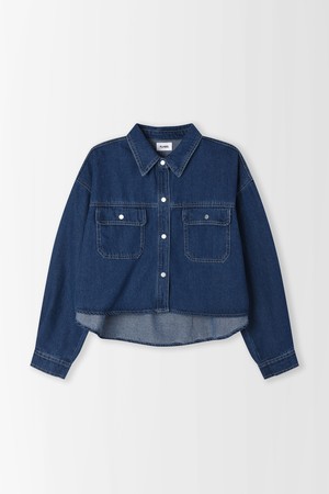 크롭 데님 셔켓_PD6SB710_BLUE-a