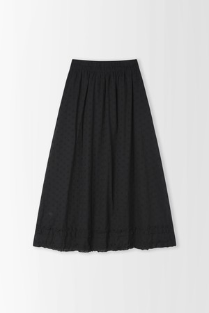 플라워자수 A라인 스커트_PC6MS901_BLACK-a