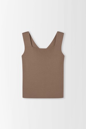 스퀘어 V넥 리버 나시_PC6ME213_BROWN-a