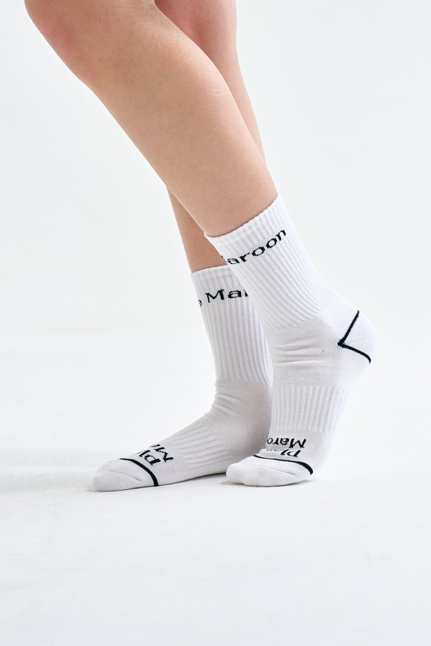 PLAN DE MAROON - 양말 - [Plan de Maroon] BASIC CREW SOCKS