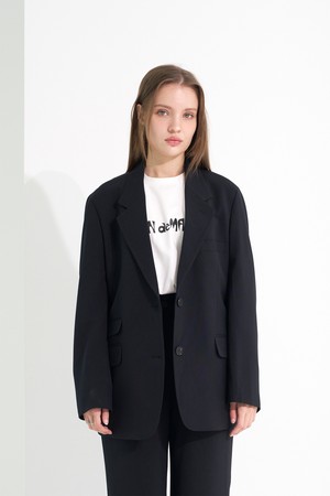 [Plan de Maroon] SINGLE SET-UP JACKET