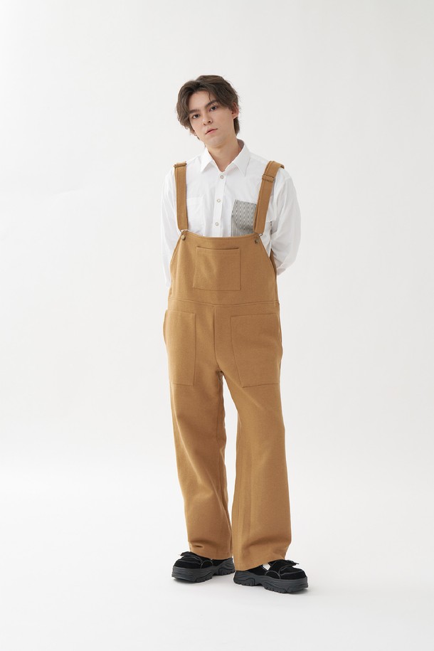 PLAN DE MAROON - 캐주얼팬츠 - [Plan de Maroon] WOOL OVERALL