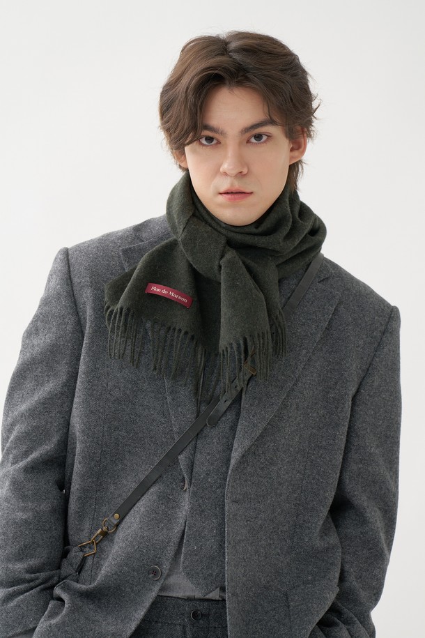 PLAN DE MAROON - 스카프/머플러 - [Plan de Maroon] MERINO WOOL MUFFLER