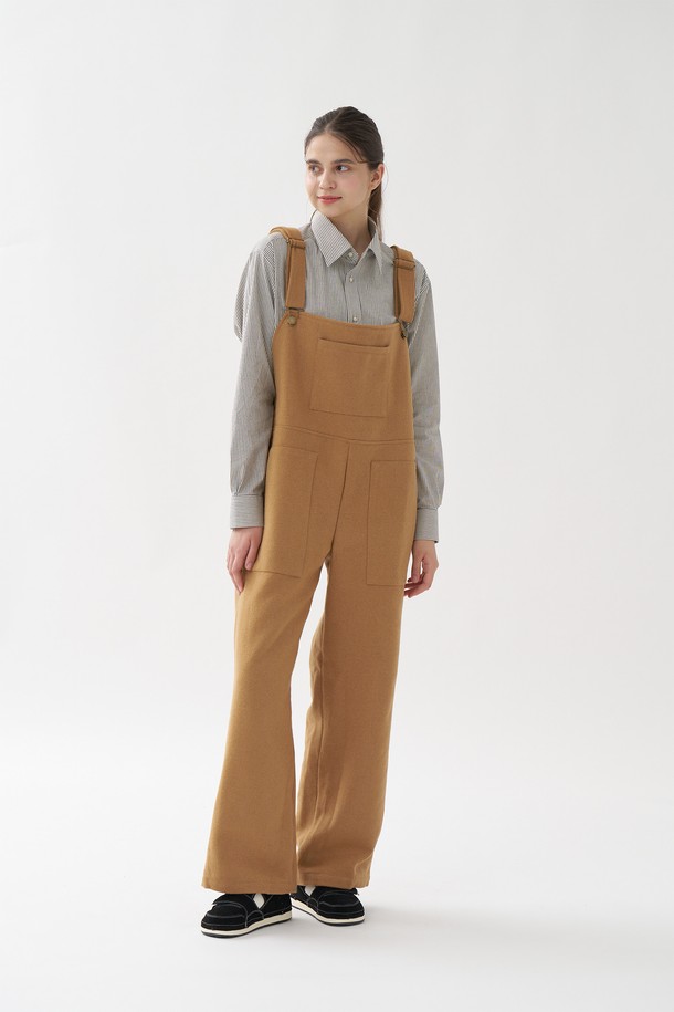 PLAN DE MAROON - 캐주얼팬츠 - [Plan de Maroon] WOOL OVERALL