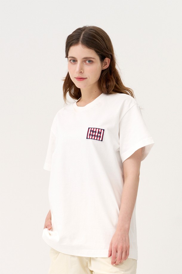 PLAN DE MAROON - 반팔티셔츠 - [Plan de Maroon] SEASON LOGO T-SHIRT