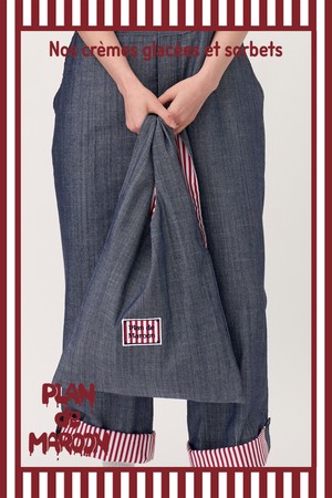 [Plan de Maroon] REVERSIBLE MARKET BAG