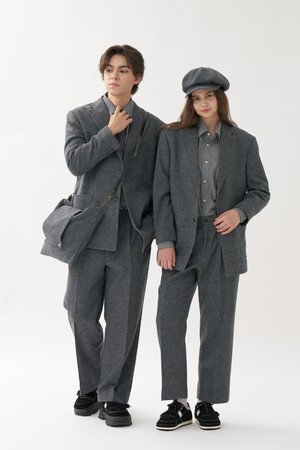 [Plan de Maroon] MERINO WOOL JACKET