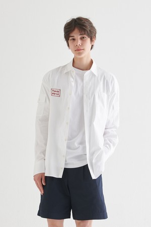 [Plan de Maroon] SOLID CARGO SHIRT