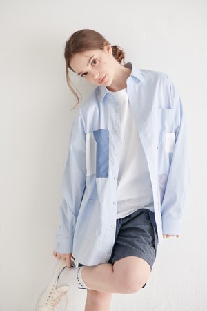 [Plan de Maroon] MULTI POCKET SHIRT