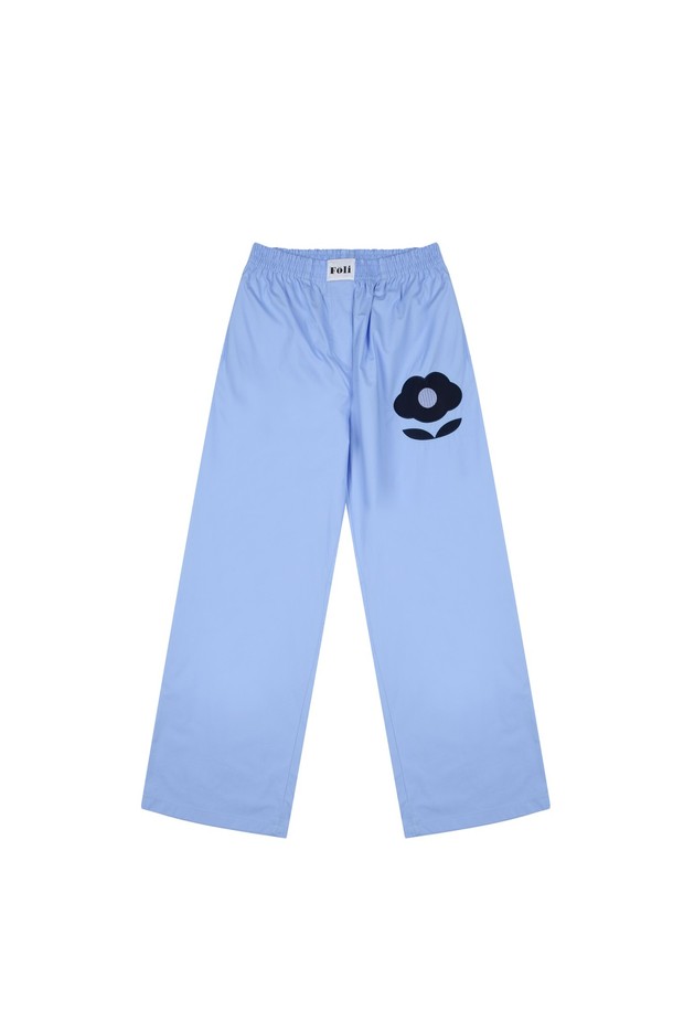 FOLI - 홈웨어 - (W) Foli Garden PJ Pants, Blue