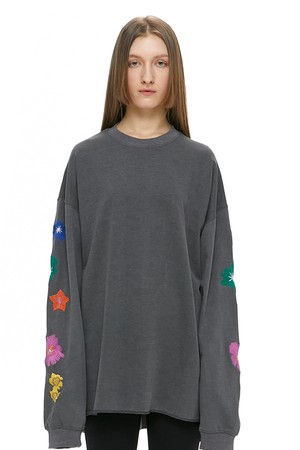 GARDEN LONG SLEEVE / CHARCOAL