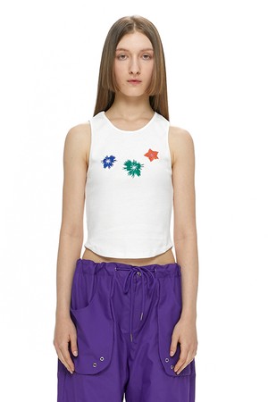 GARDEN SLEEVELESS / WHITE