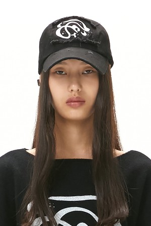 PATCH GRAPHIC BALL CAP / BLACK