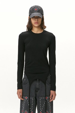 TWO-WAY LAYER TOP / BLACK