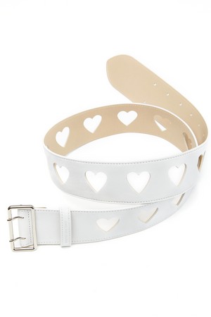 HEART BELT / WHITE