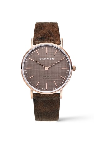 [CARVEN] 여성 가죽시계 CV602S-RBR/M.BR