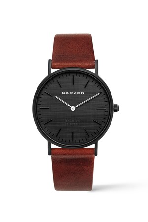 [CARVEN] 여성 가죽시계 CV602S-BBK/M.WN