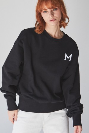 M LOGO SWEATSHIRT-BLACK