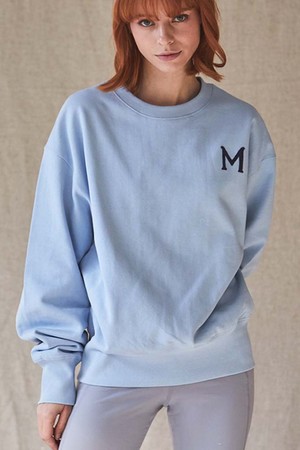 M LOGO SWEATSHIRT-SKY BLUE