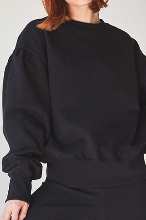 PUFF SWEATSHIRT-BLACK