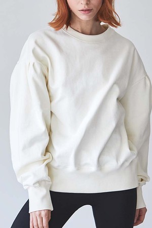 PUFF SWEATSHIRT-CAEAM