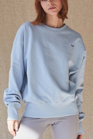 BACK LOGO SWEATSHIRT-SKY BLUE