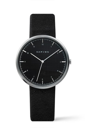 [CARVEN] 남성 가죽시계 CV610-BK/BK(Q)