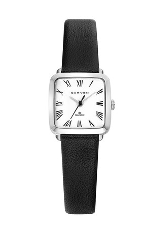 [CARVEN] 여성 가죽시계 CV638-WH/BK