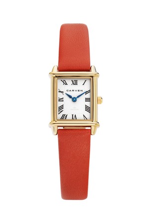 [CARVEN] 여성 가죽시계 CV636-GWH/OR