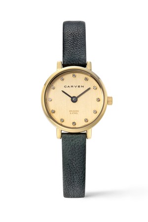 [CARVEN] 여성 가죽시계 CV623-YE/GN