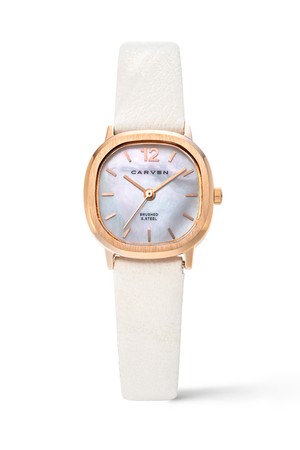 [CARVEN] 여성 가죽시계 CV620-RWH/IV