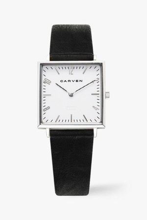 [CARVEN] 여성 가죽시계 CV603S-WH/BK