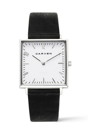 [CARVEN] 남성 가죽시계 CV603-WH/R.BK