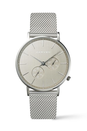 [CARVEN] 남성 메쉬시계 CV606-GR/20SV