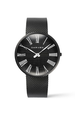 [CARVEN] 남성 메쉬시계 CV605-BBK/20BK