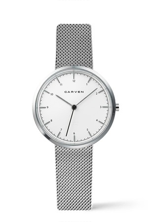 [CARVEN] 여성 메탈시계 CV610S-WH/14SV