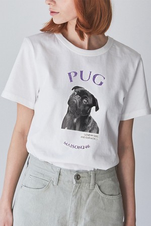 WOMEN PUG T-SHIRT