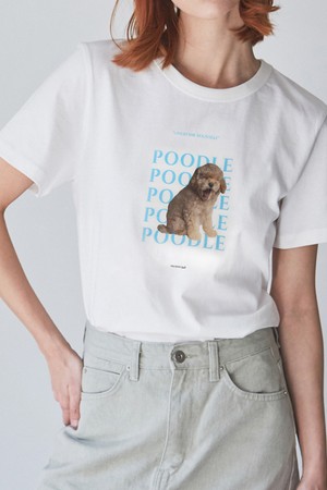 WOMEN POODLE T-SHIRT