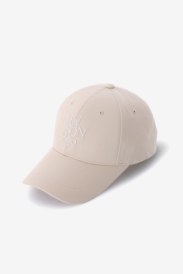 MAISON246 - 모자 - [6차 리오더] WOMEN SIGNITURE BIGLOGO OVERFIT BALLCAP 7COLOR