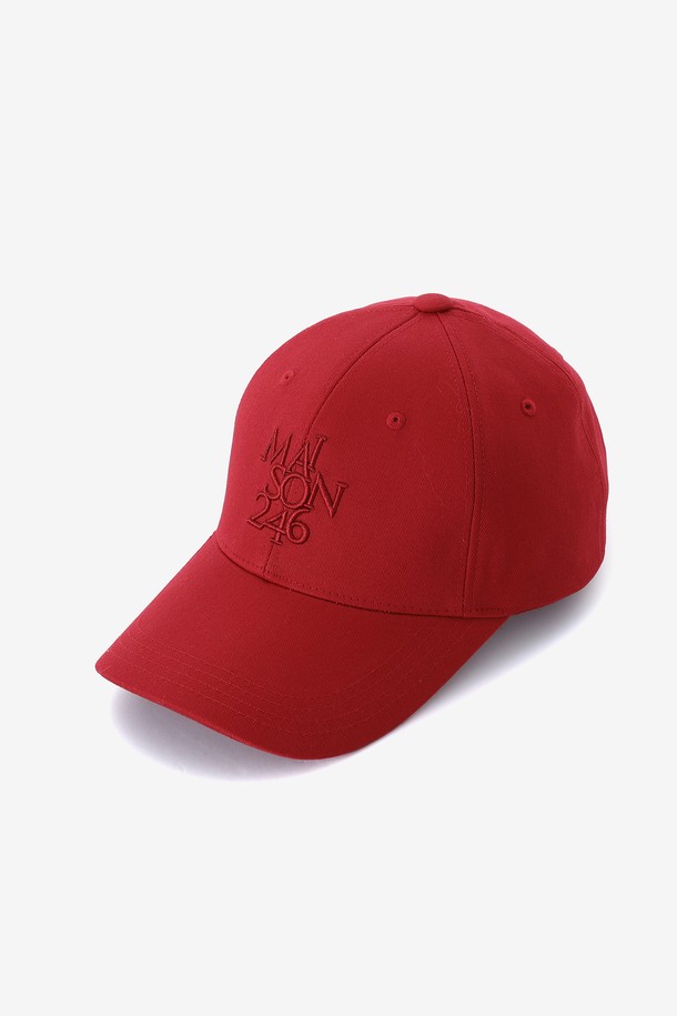 MAISON246 - 모자 - [6차 리오더] WOMEN SIGNITURE BIGLOGO OVERFIT BALLCAP 7COLOR