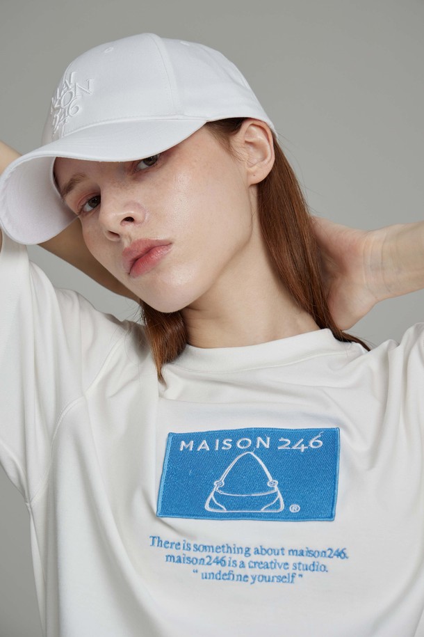 MAISON246 - 모자 - [6차 리오더] WOMEN SIGNITURE BIGLOGO OVERFIT BALLCAP 7COLOR