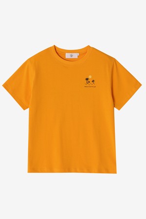 PALM UNISEX T-SHIRT ORANGE