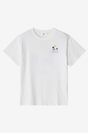 PALM UNISEX T-SHIRT WHITE