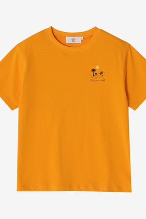 PALM UNISEX T-SHIRT ORANGE